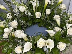 Tender Memories – Basket (White, Lavender, Lilies & Pink Roses)